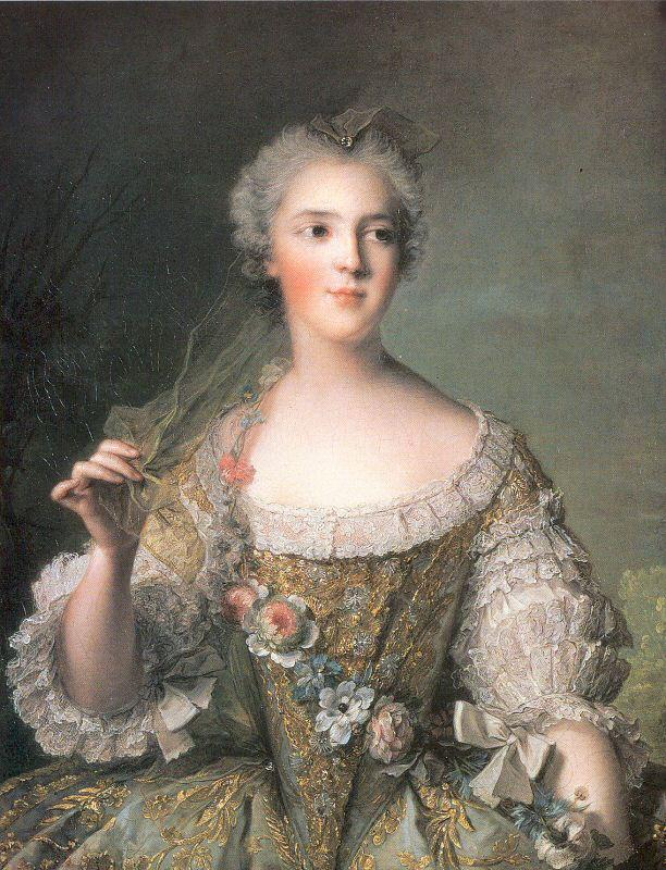 Jean Marc Nattier Portrait of Madame Sophie, Daughter of Louis XV Norge oil painting art